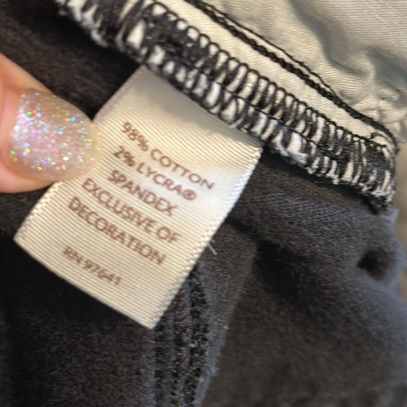 J. Jill Black Corduroy Cords Pants 6 Petite VGUC Slim Leg - Picture 7 of 8